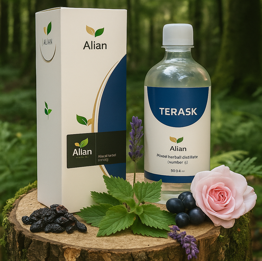 مقطر گیاهی تراسک (فیبروم و کیست) عالیان 500 میلی لیتر