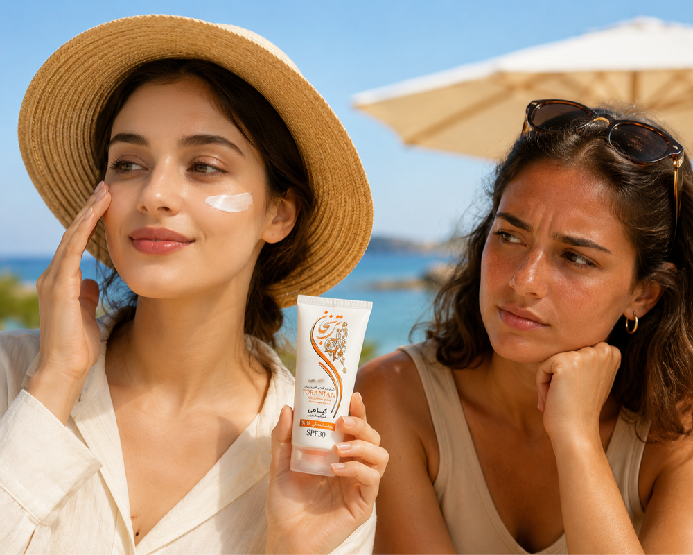 کرم ضد آفتاب گیاهی ترنجان با SPF30 حجم 30 میلی لیتر