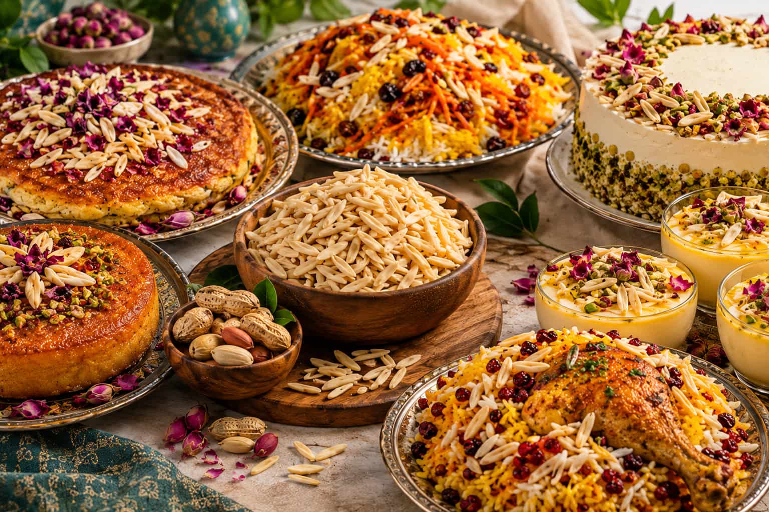 خلال بادام زمینی