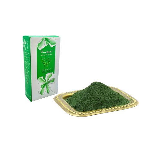 ماسک صورت خاک رس حاوی پودر اسپیرولینا لیروسانا 100گرمی عکس دوم