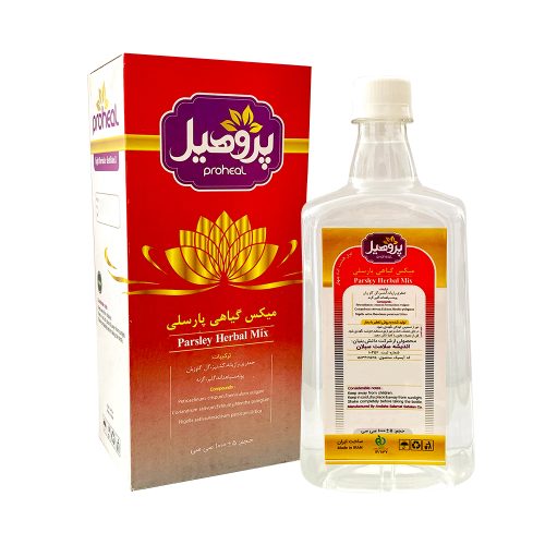 عرق تخصصی هشت گیاه چهار پروهیل (پارسلی) – قاعده آور 1000 میلی لیتر